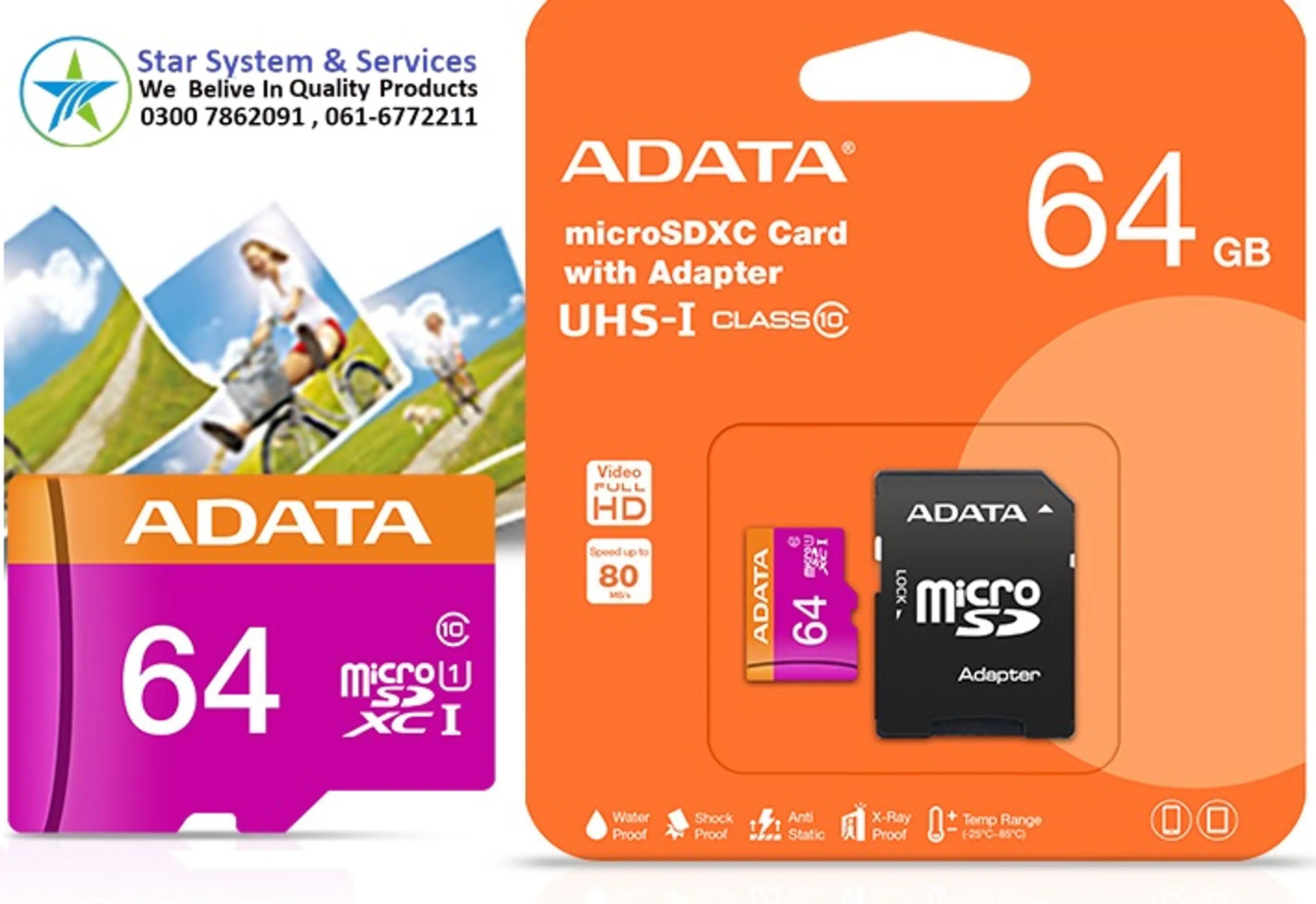 ADATA 100MB/s C10 Micro Card 32GB