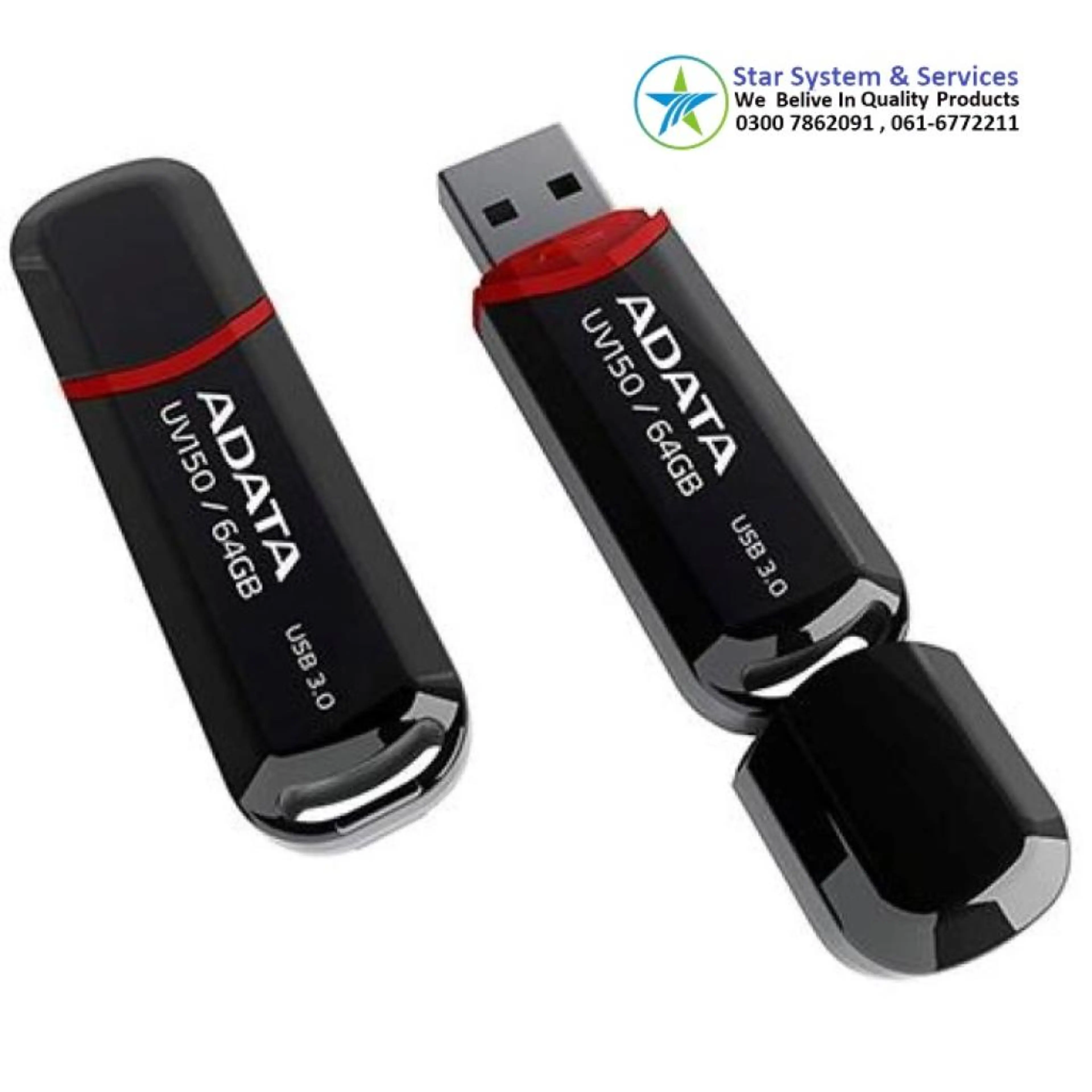 ADATA UV150 3.2 USB Flash (with cap) 128GB
