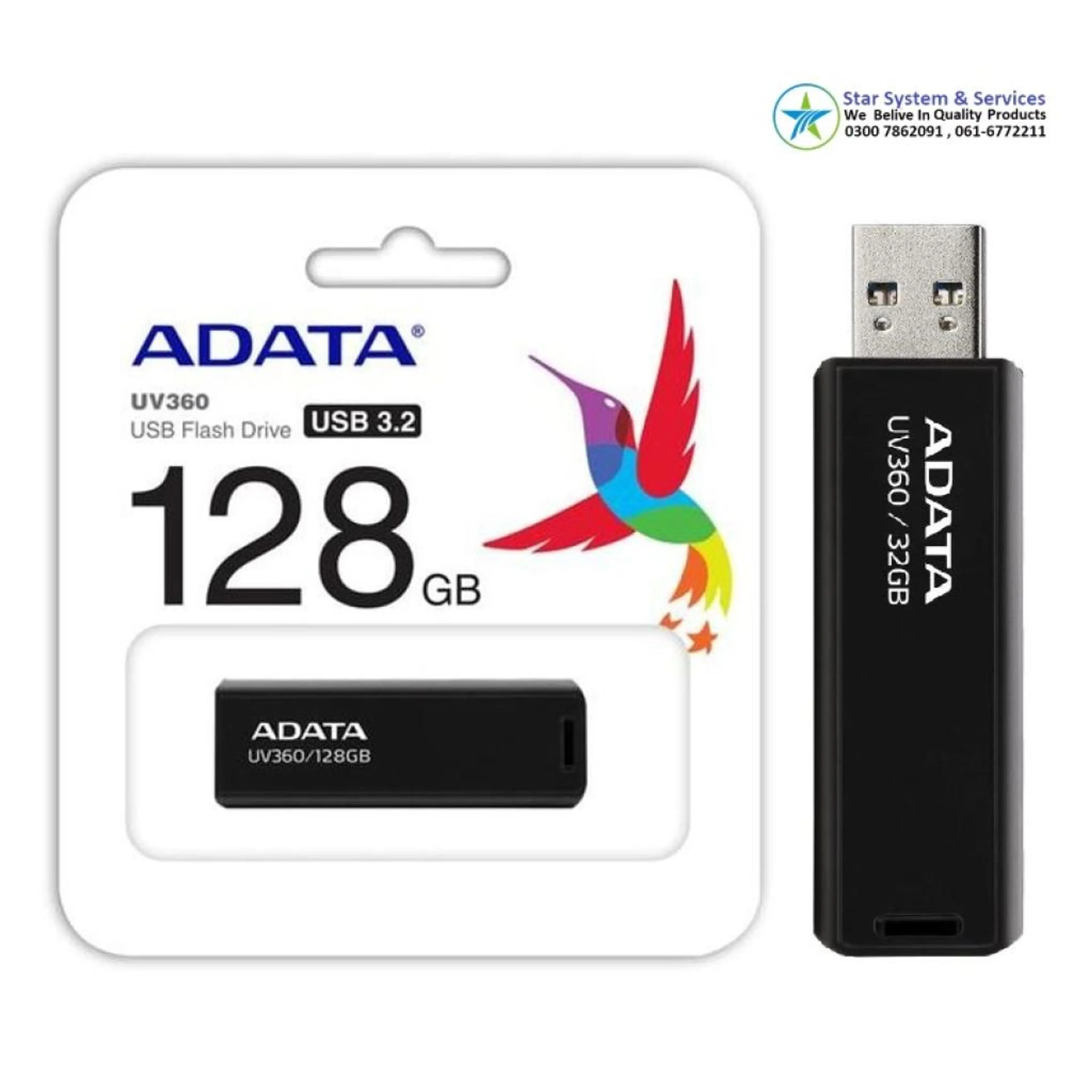 ADATA UV360 Metal USB 3.2 Flash Drive 32GB