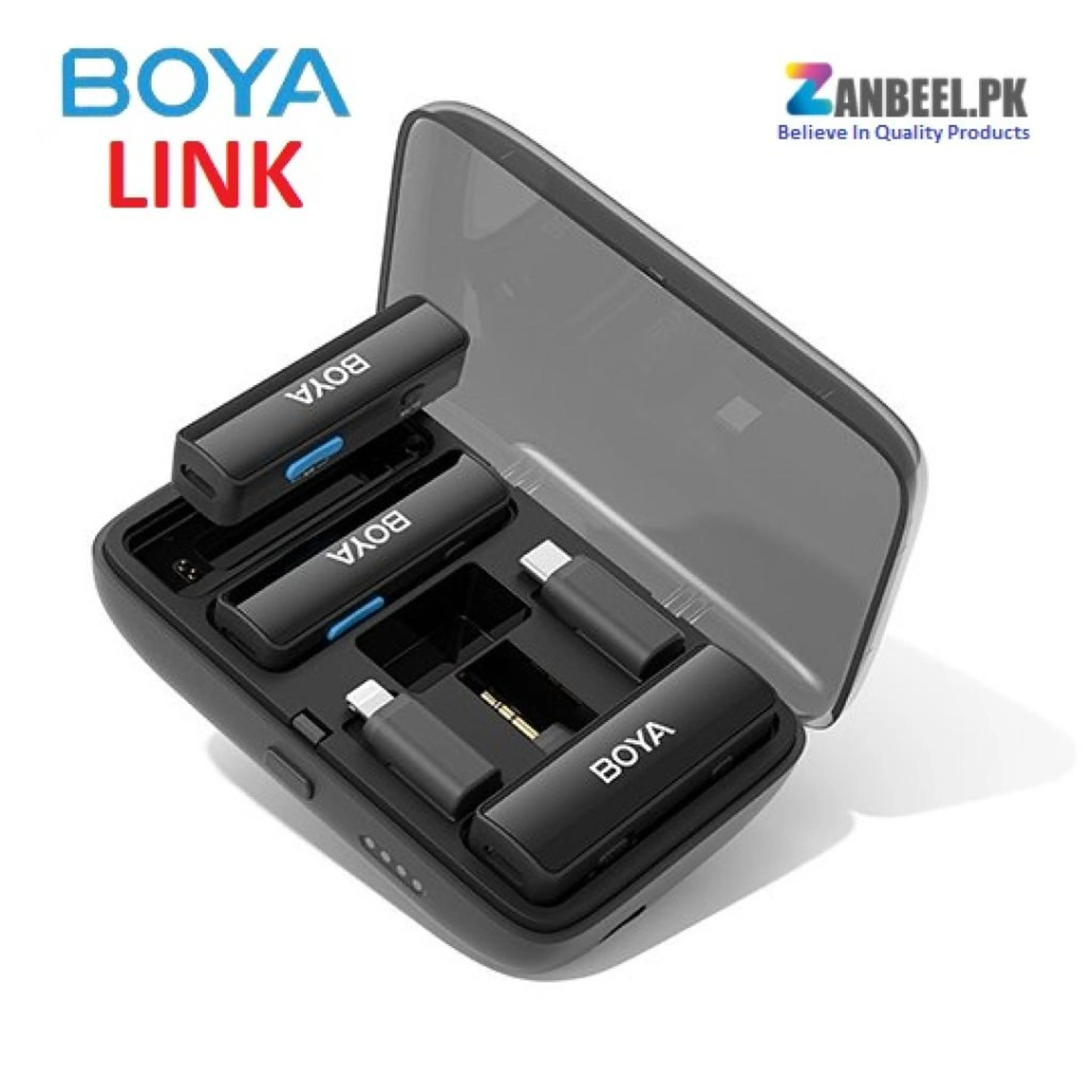 BOYA LINK All-in-one Design Wireless Microphone System With 2 Year Official Warranty