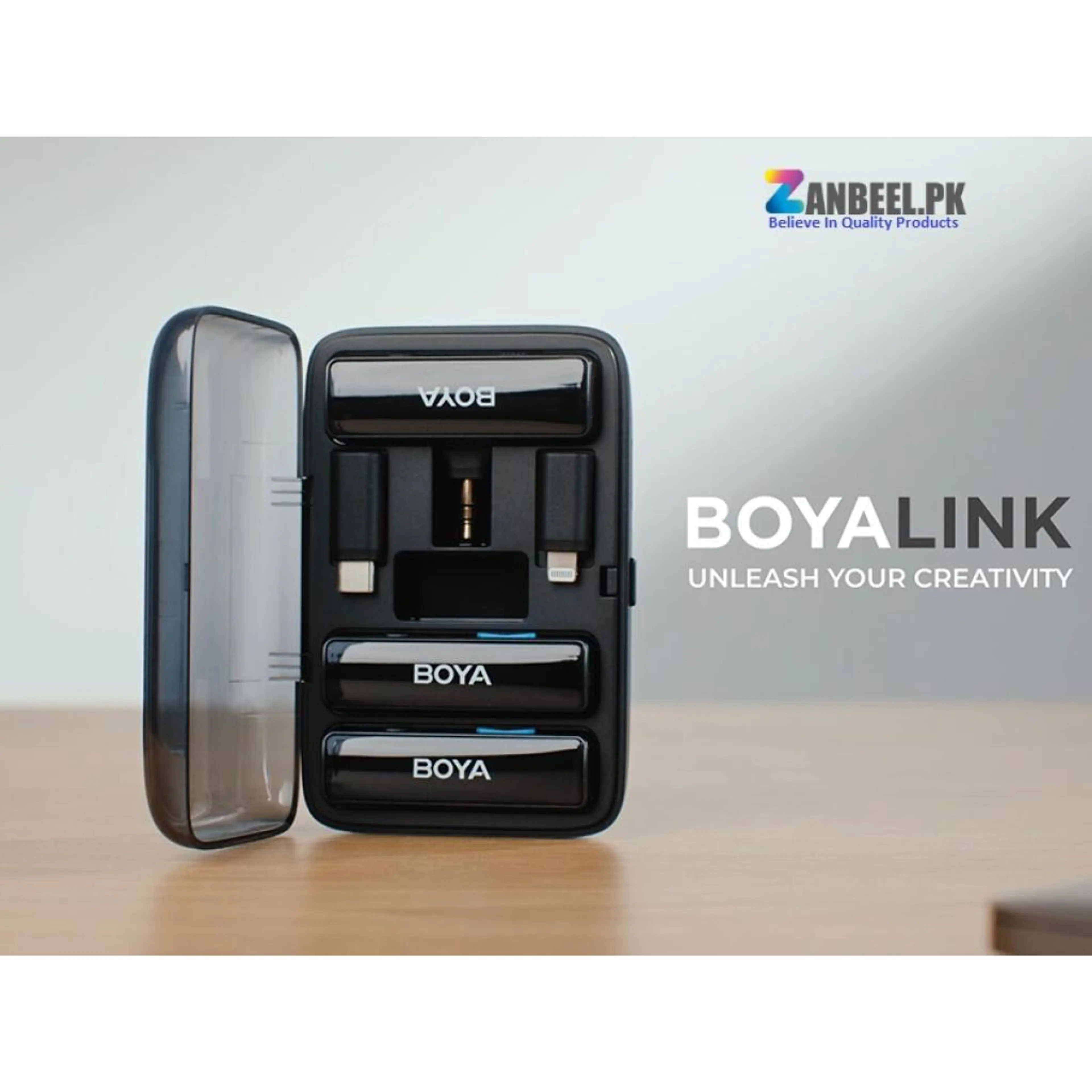 BOYA LINK All-in-one Design Wireless Microphone System With 2 Year Official Warranty