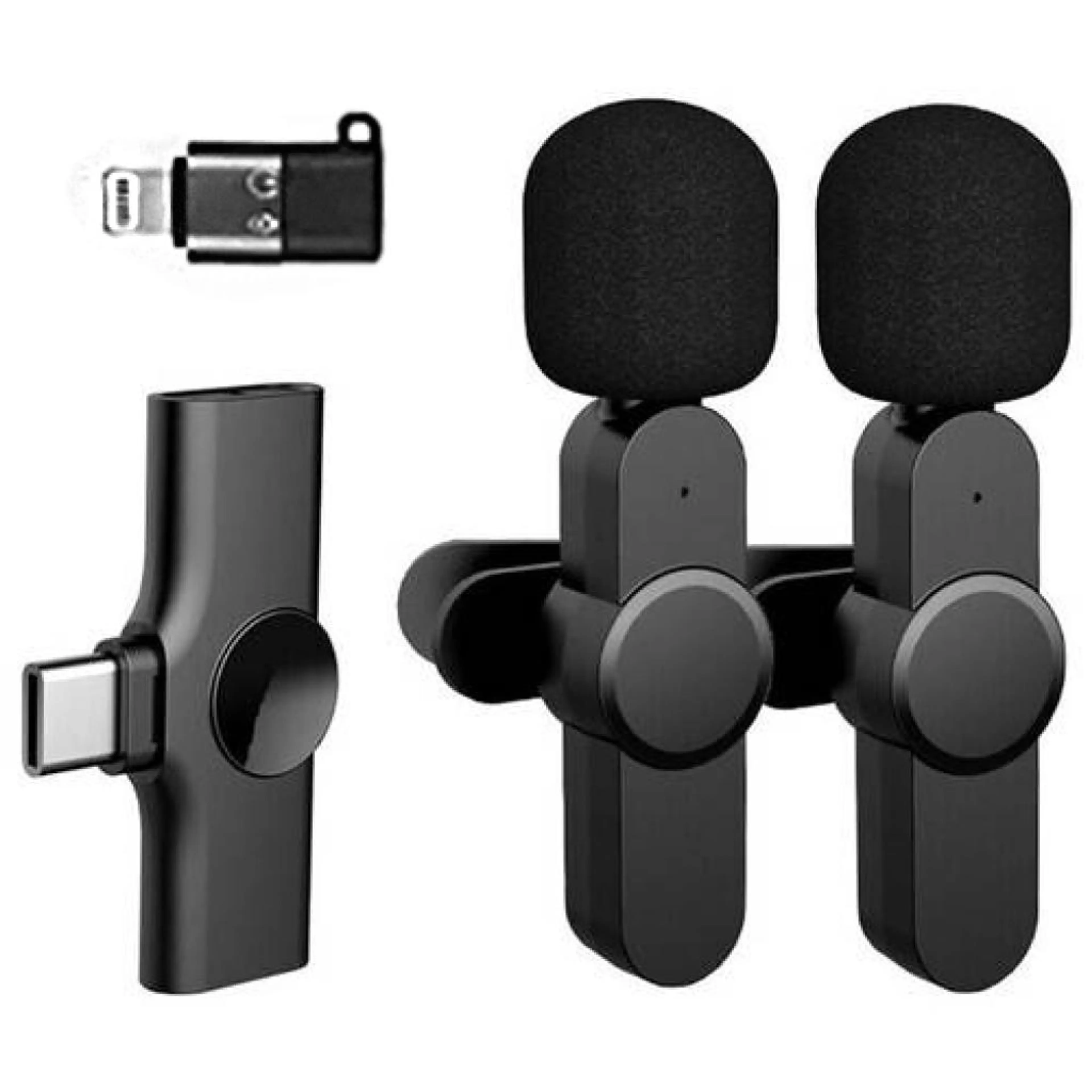 DUAL MIC -K9 (Dual Wireless Microphone for iOS & Type-c )