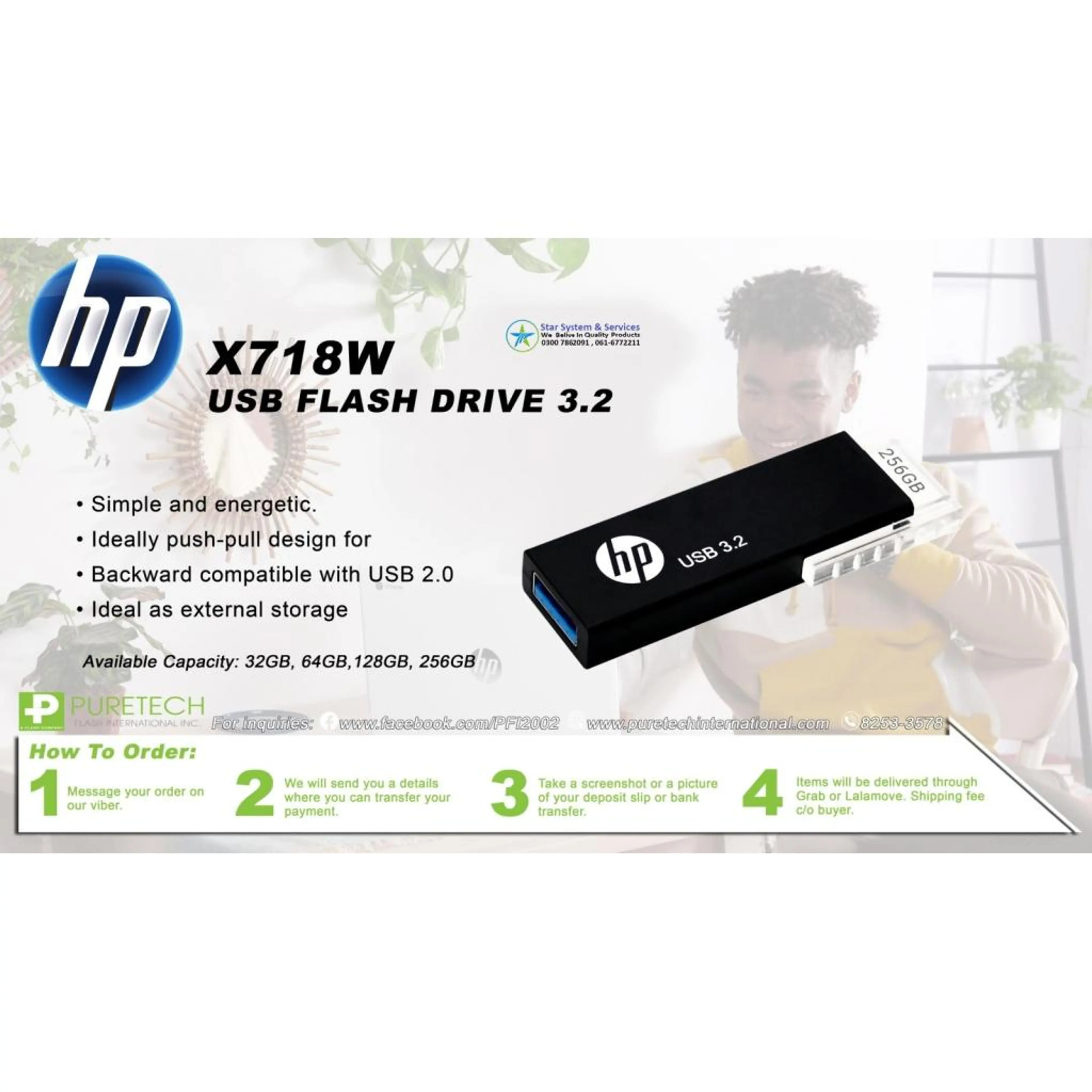 HP x718w USB 3.2 Flash Drives 32gb