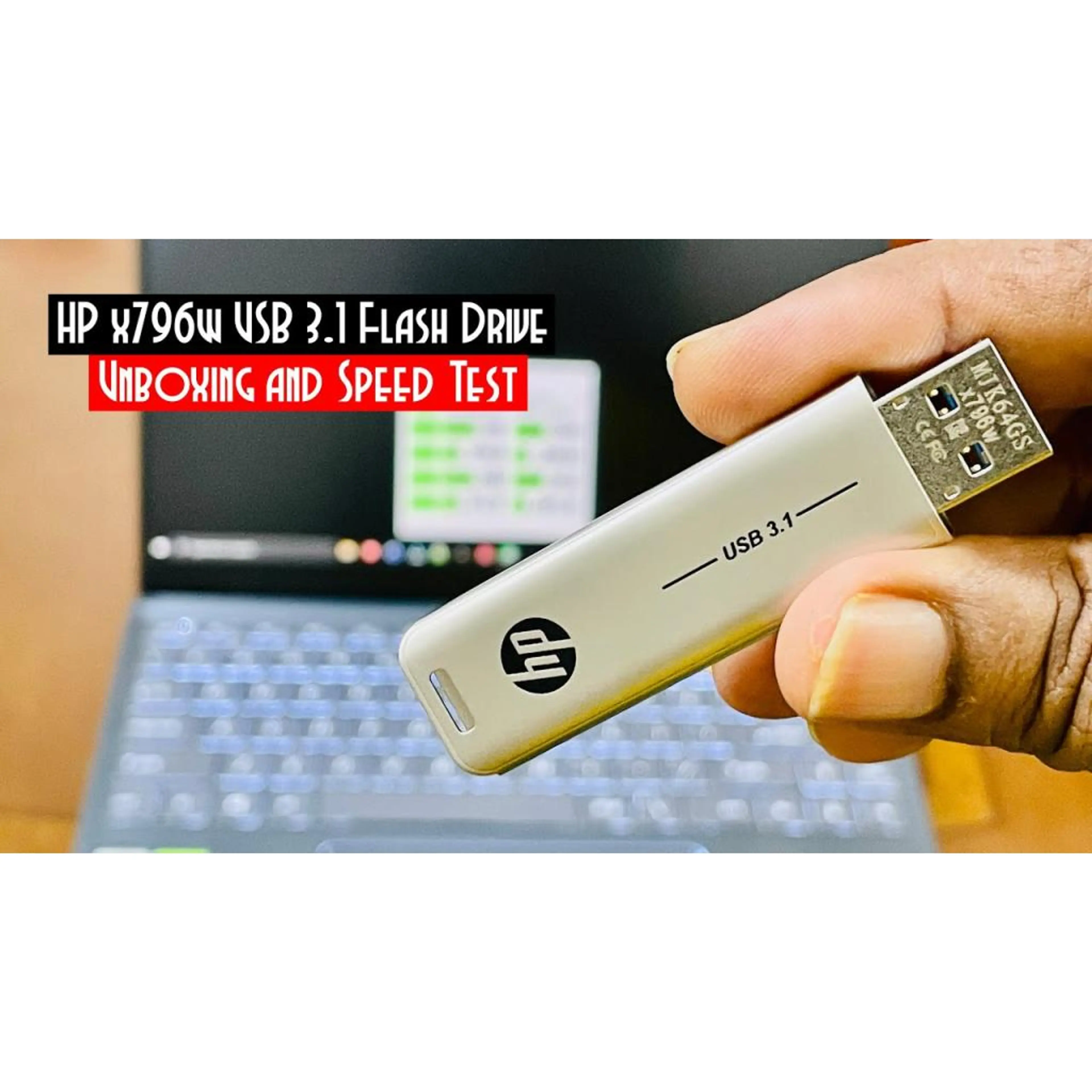 HP x796w USB 3.2 Flash Drives Metal 32GB