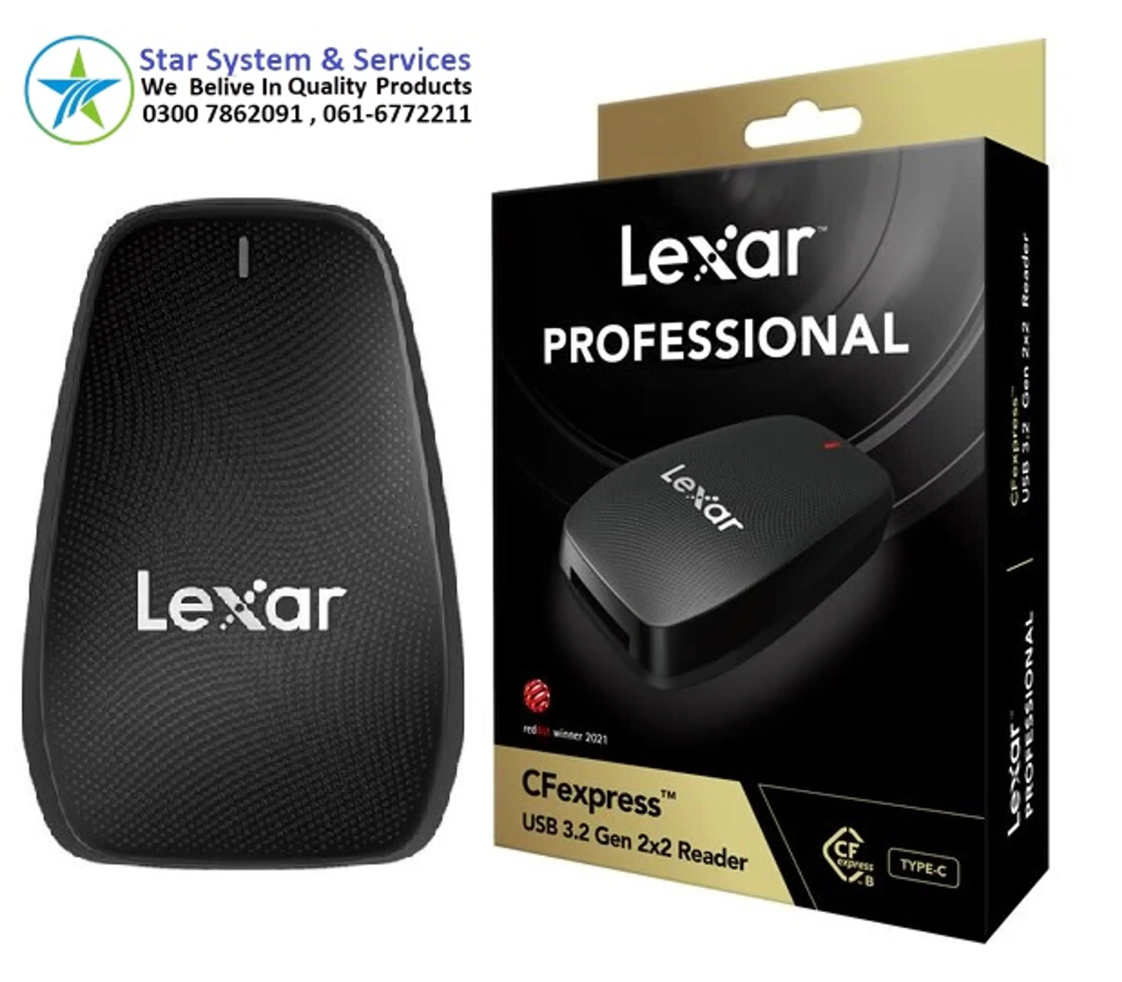 Lexar CF Express 3.2 Type-B Card Reader