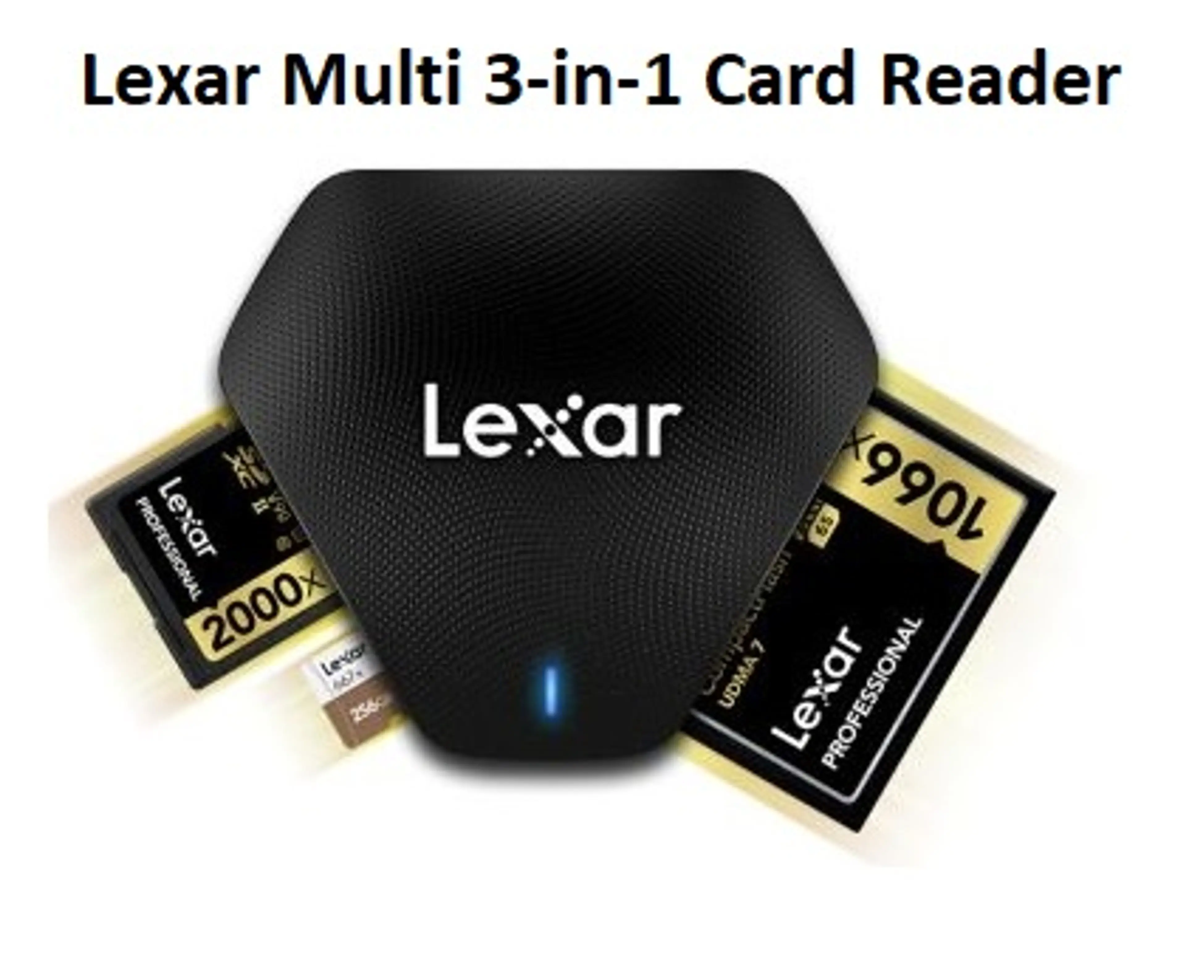 Lexar Multi 3-in-1 Card Reader