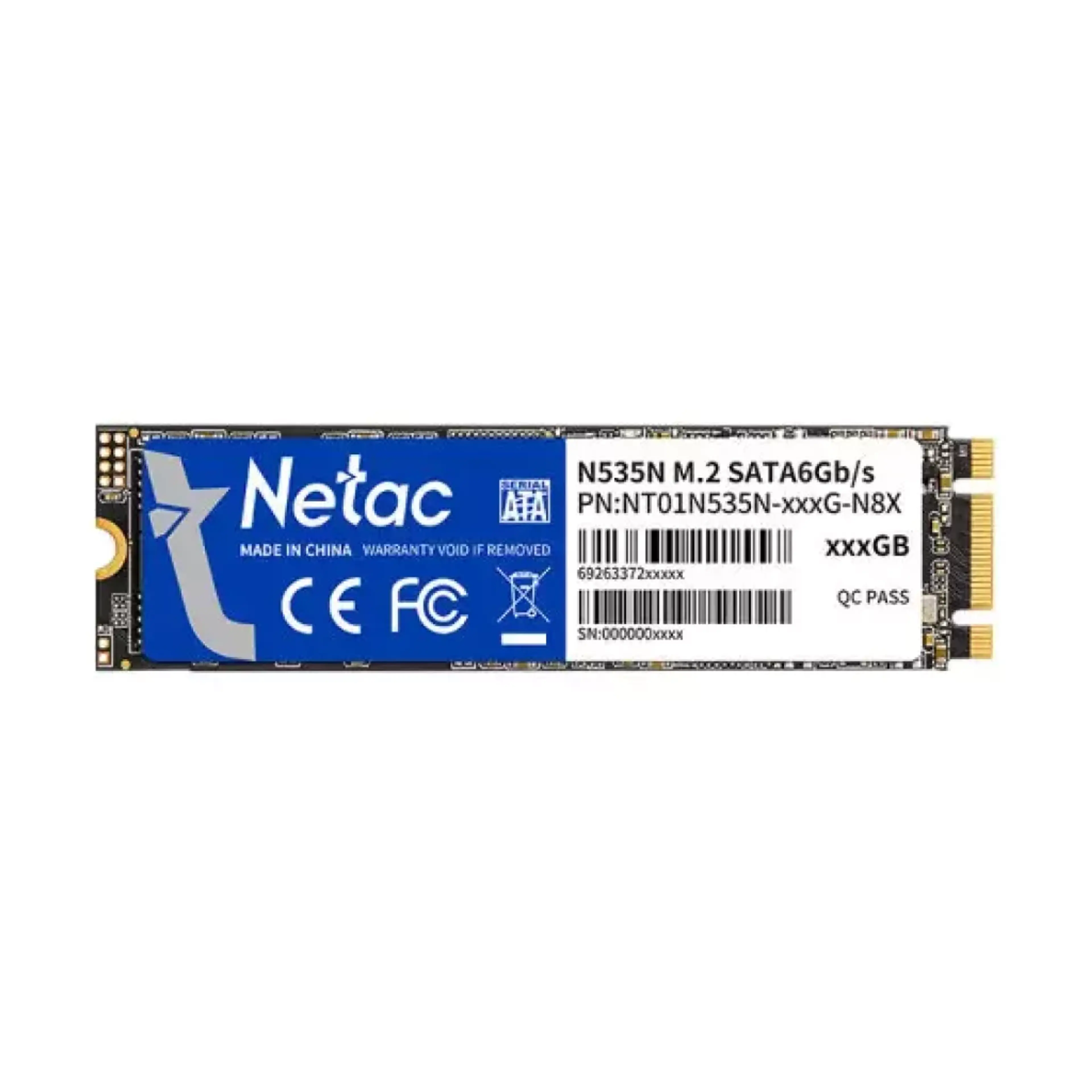 NETAC N535N M2 SATA DUAL CUT SSD 256GB