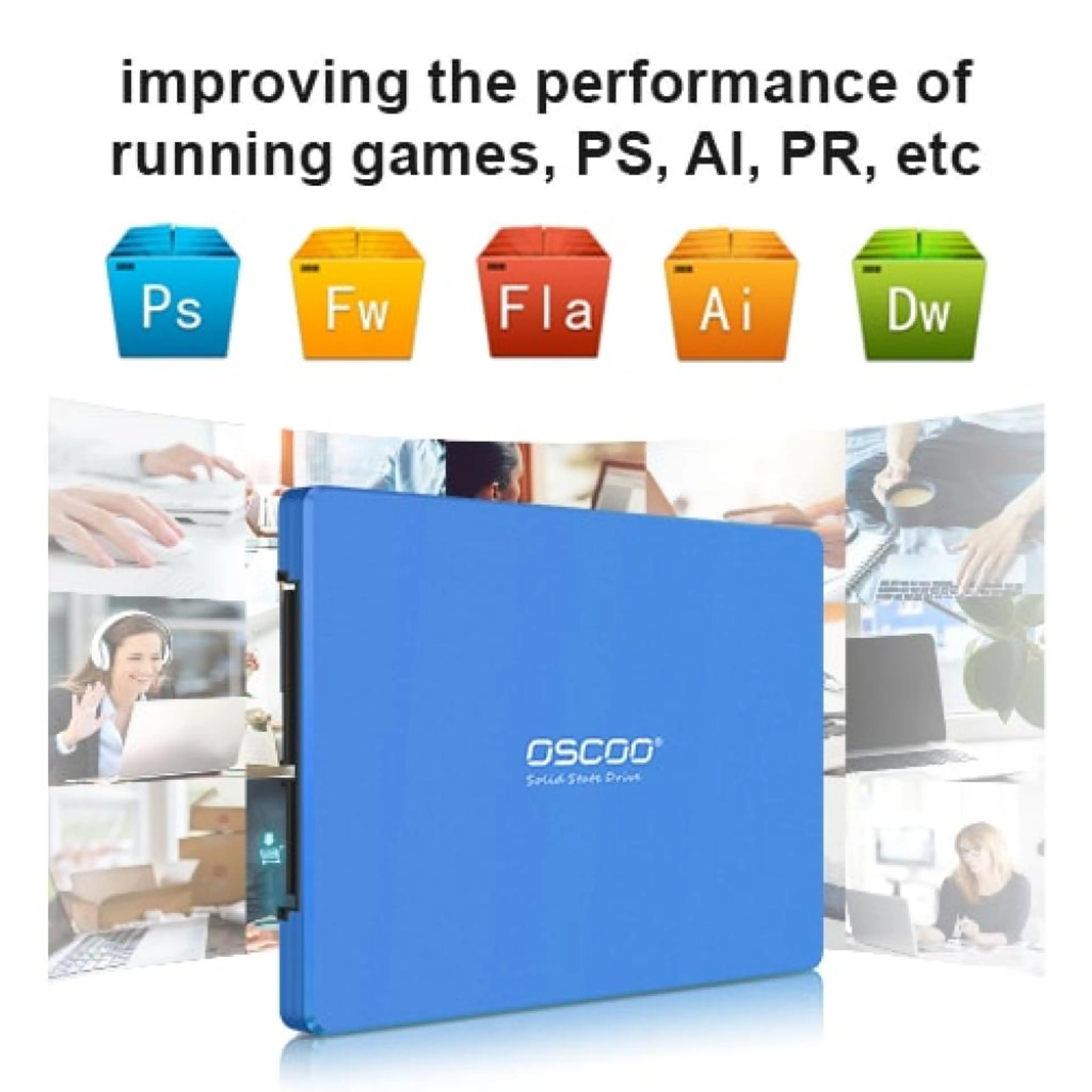 OSCOO BLUE 3D NAND 2.5" SATA SSD
