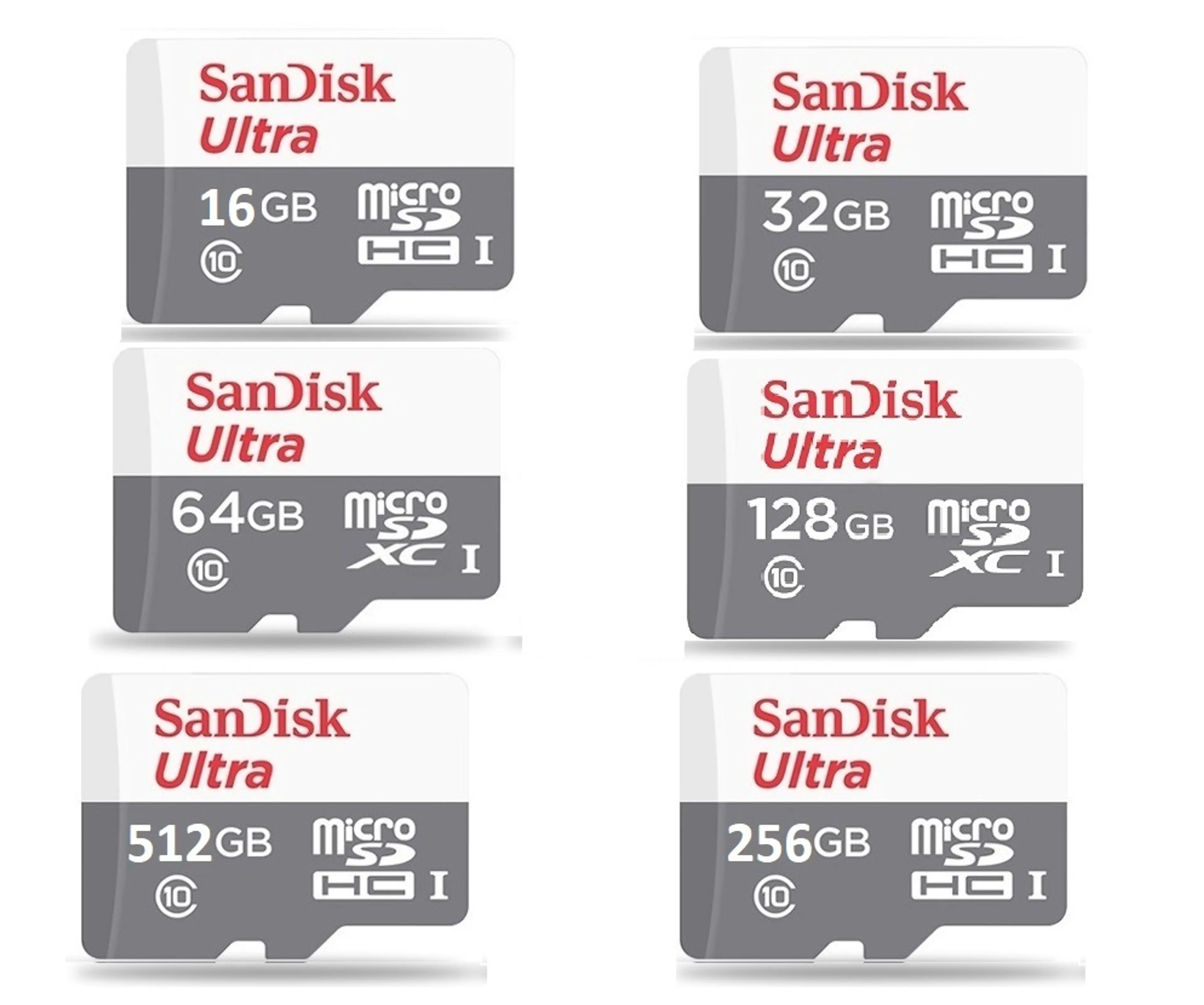 SanDisk Class 10 Ultra Android MicroSDHC Memory Card without SD Adapter 16GB