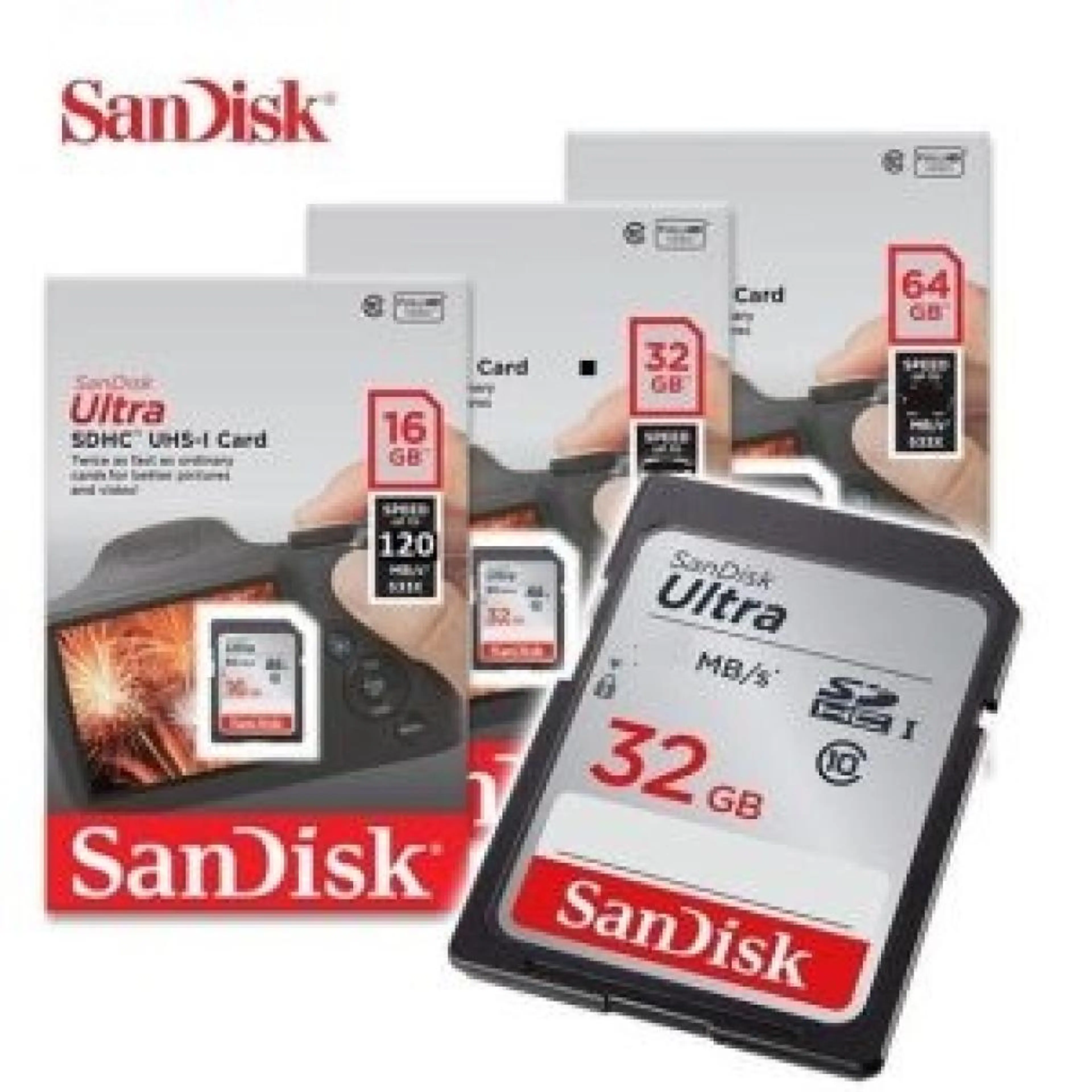 SANDISK SD Ultra up to 140 MB/s UHS-I SDHC 16GB