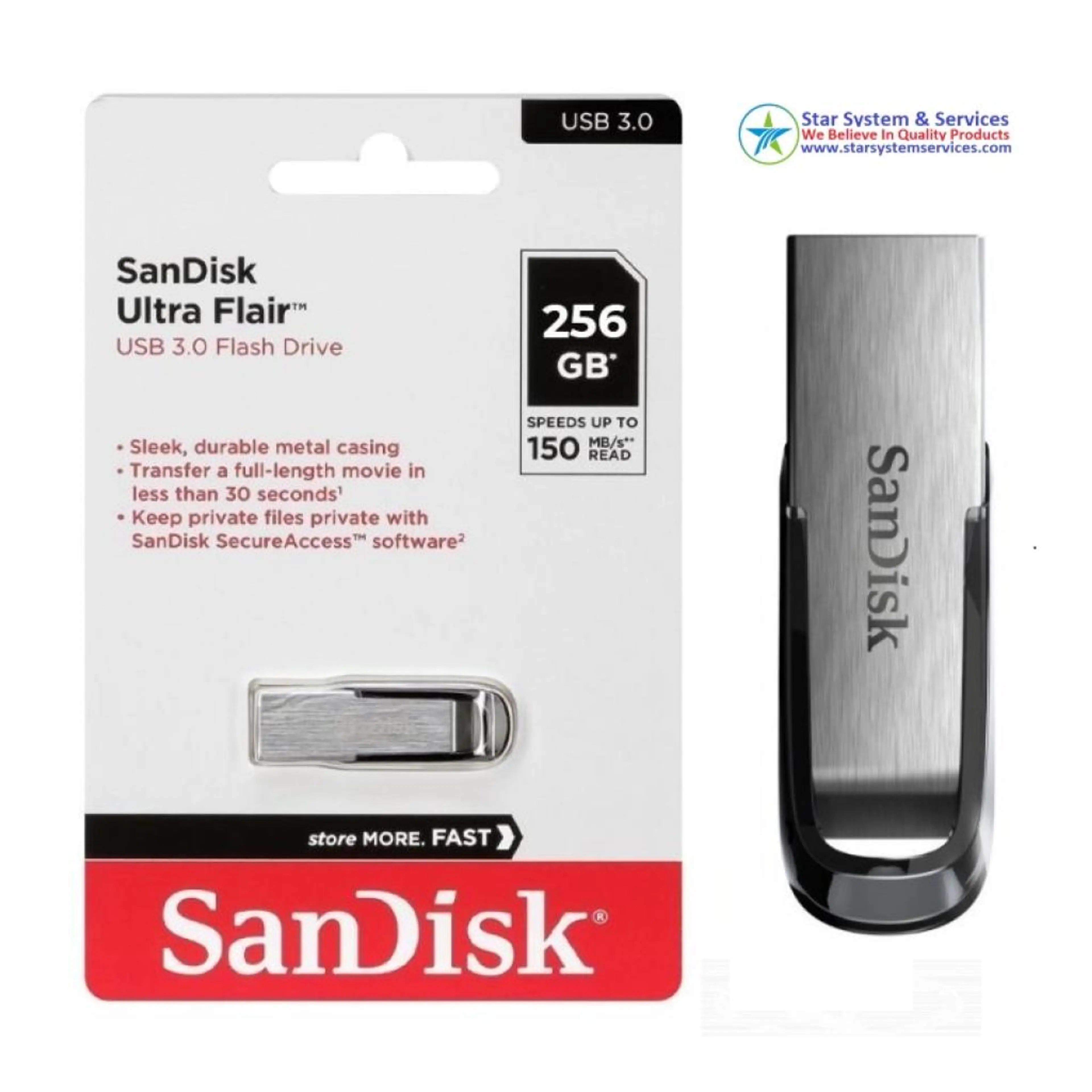SanDisk Ultra Flair USB3.0 Flash Drive