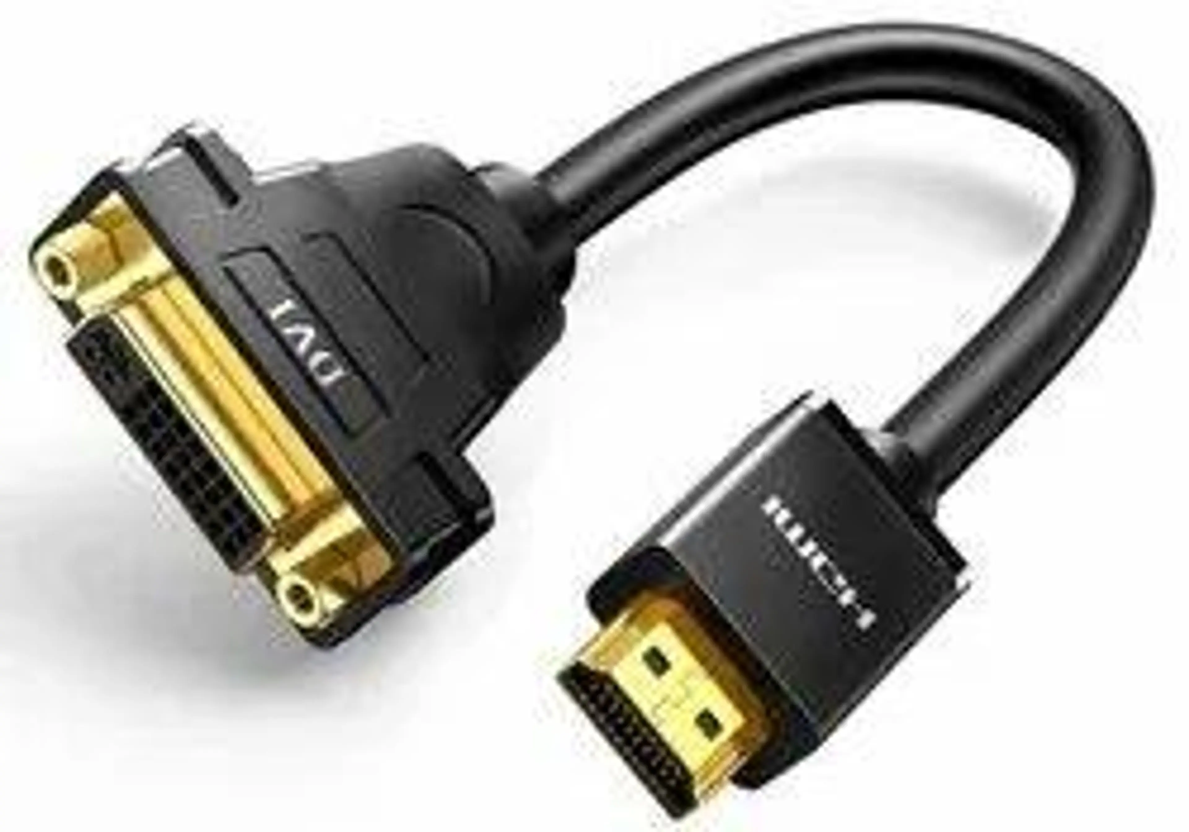 UGREEN HDMI MALE TO DVI FEMALE ADAPTER CABLE (BLACK)