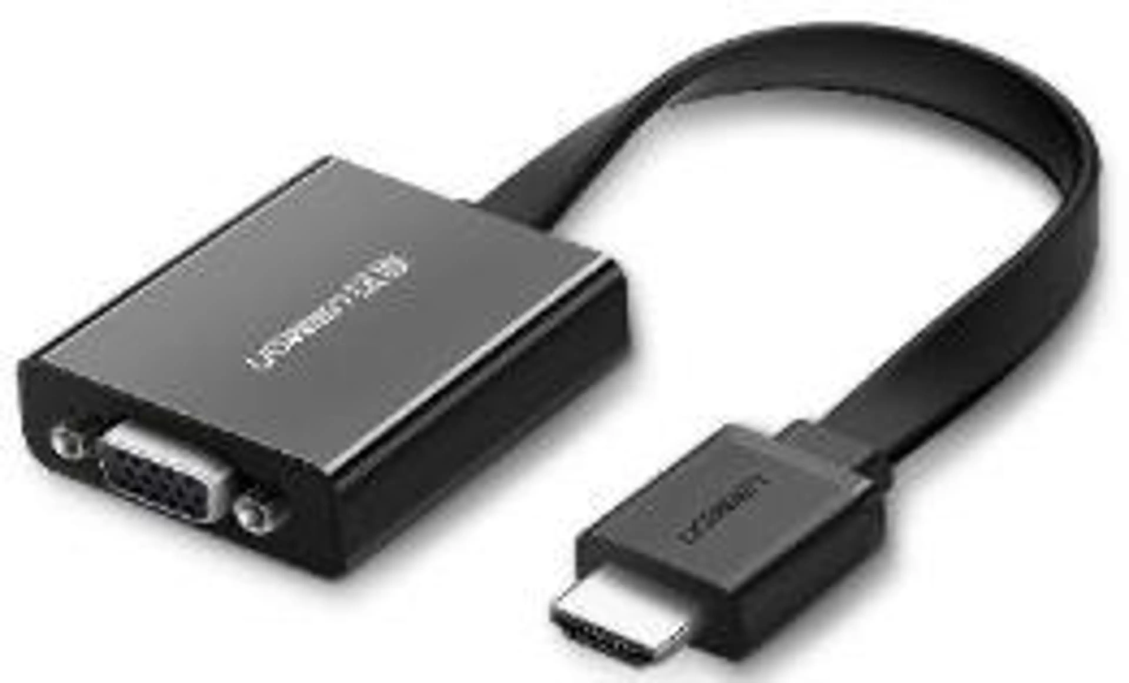UGREEN HDMI to VGA Converter 25cm with Audio port (Black)