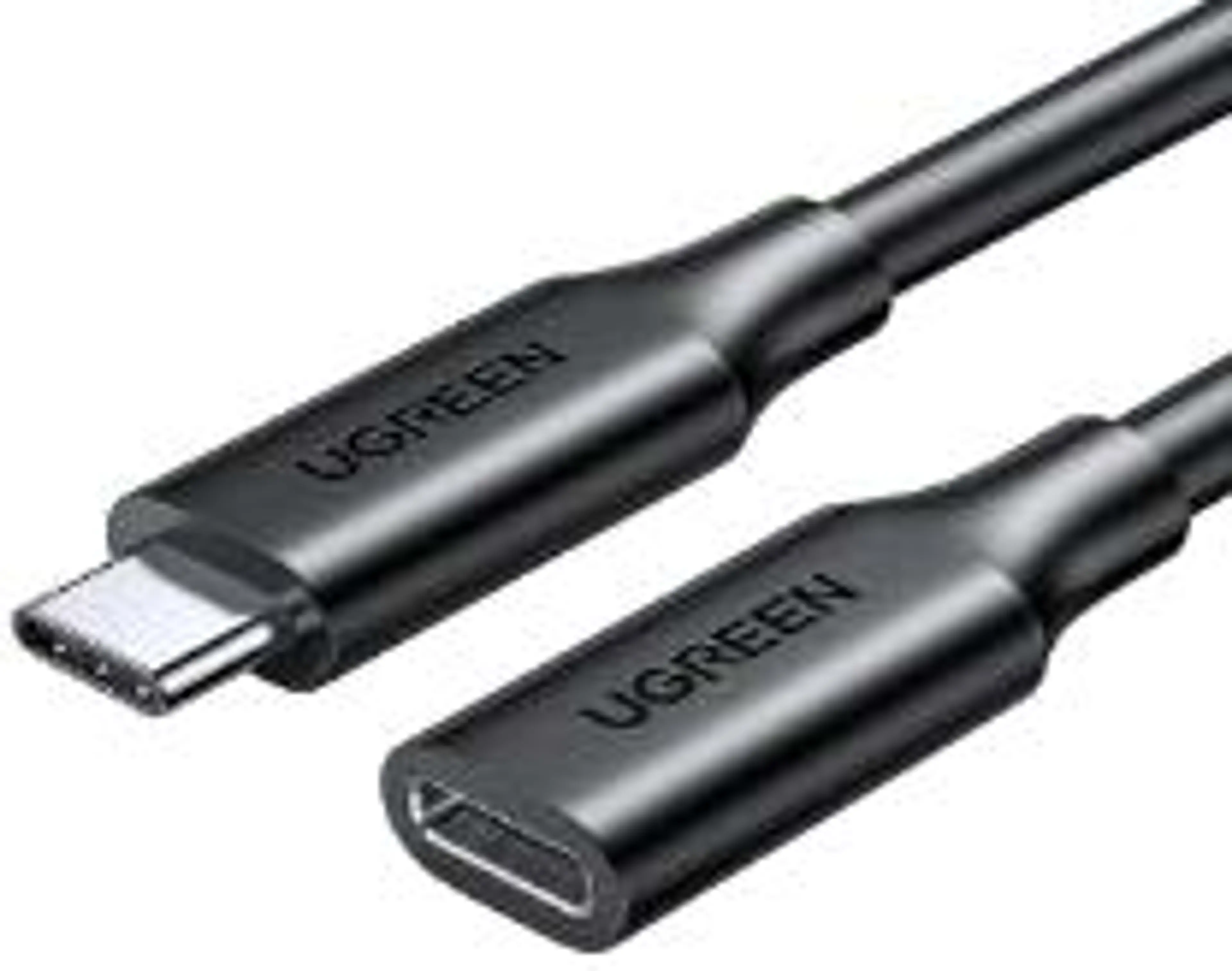 UGREEN USB-C/M TO USB C/F GEN2 5A EXTENSION CABLE (BLACK)