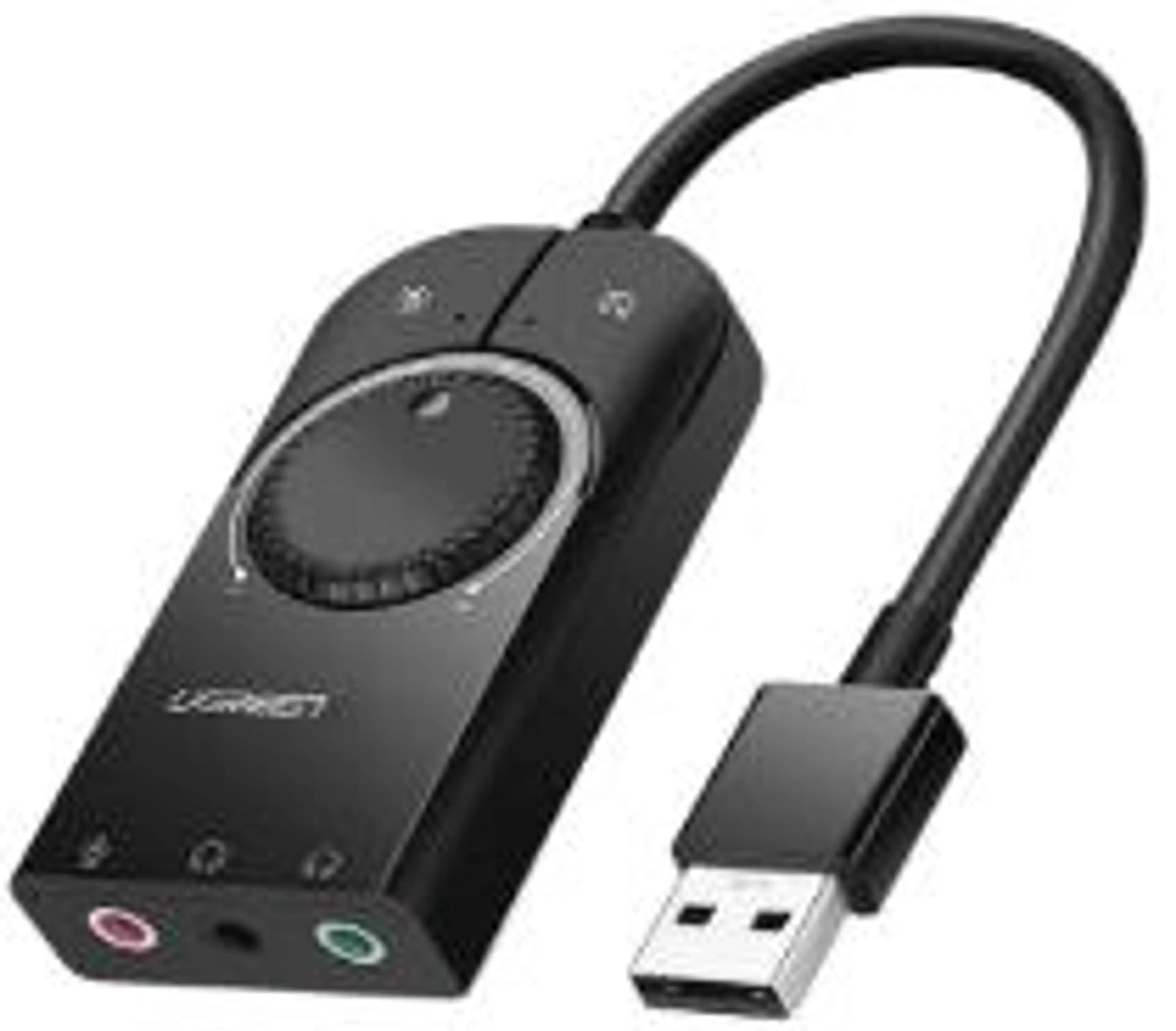 UGREEN USB External Stereo Sound Adapter 15cm (Black)